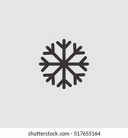 snowflake icon illustration vector, can be used for web and mobile