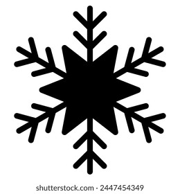 Snowflake Icon Illustration, for web, app, infographic, etc
