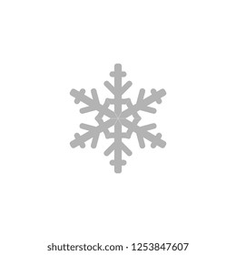 Snowflake icon isolated