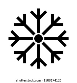Snowflake icon isolated. illustration for web eps10