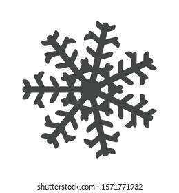 Snowflake icon isolated on white background. Christmas symbol modern, simple, vector, icon for website design, mobile app, ui. Vector Illustration