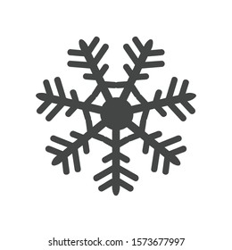 Snowflake icon isolated on white background. Christmas symbol modern, simple, vector, icon for website design, mobile app, ui. Vector Illustration