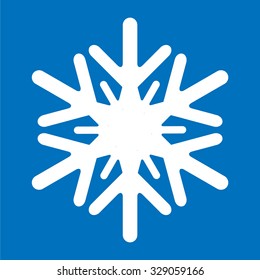 Snowflake icon  isolated on white background. modern vector illustration