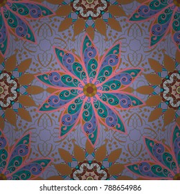 Snowflake icon, isolated. Vector illustration. Vector winter snowflakes on colorful background. Icons, labels. Flat design. Colorful snowflake Vector illustration.