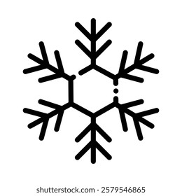 Snowflake Icon in Line Style