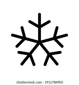 snowflake icon or logo isolated sign symbol vector illustration - high quality black style vector icons
