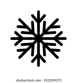 snowflake icon or logo isolated sign symbol vector illustration - high quality black style vector icons
