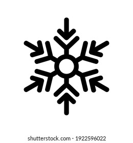 snowflake icon or logo isolated sign symbol vector illustration - high quality black style vector icons
