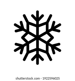 snowflake icon or logo isolated sign symbol vector illustration - high quality black style vector icons
