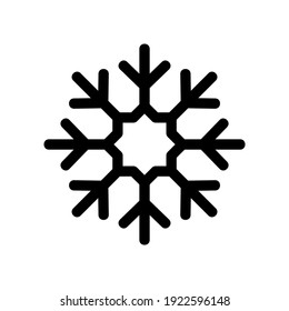 snowflake icon or logo isolated sign symbol vector illustration - high quality black style vector icons
