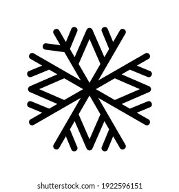snowflake icon or logo isolated sign symbol vector illustration - high quality black style vector icons
