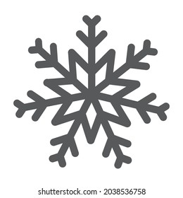snowflake icon or logo isolated sign symbol vector illustration 