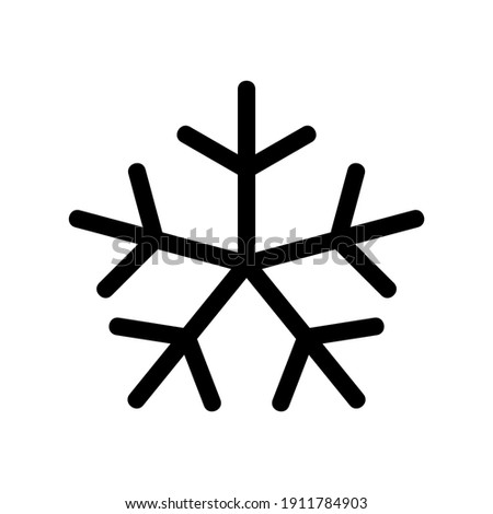 snowflake icon or logo isolated sign symbol vector illustration - high quality black style vector icons
