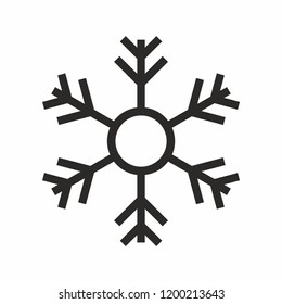 	
Snowflake icon logo symbol. Vector