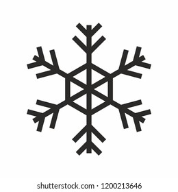 	
Snowflake icon logo symbol. Vector