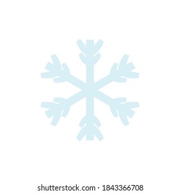 snowflake icon on white bacground.