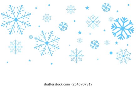 Icono de copo de nieve sobre fondo blanco. Icono frío de invierno.