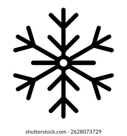 Icono de copo de nieve sobre fondo blanco Vector
Icono de Vector