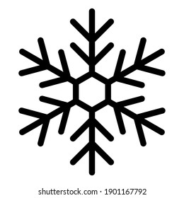 icono de copo de nieve. Perfecto uso para web, patrón, diseño, icono, ui, ux, etc.