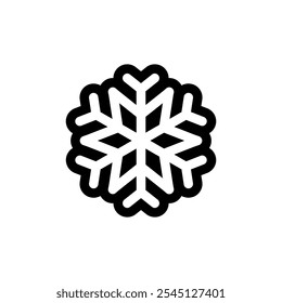 Conjunto de iconos de copo de nieve. Ilustración vectorial.