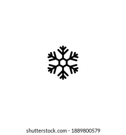 Snowflake Icon Set Vector Sign Symbol