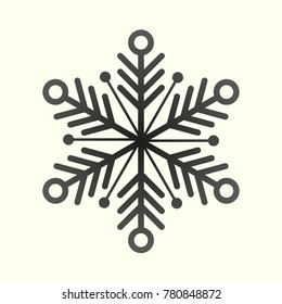 snowflake icon. snowflake sign