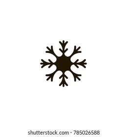 snowflake icon. sign design