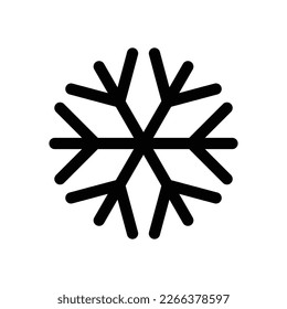 icono de copo de nieve, vector de nieve, ilustración de invierno