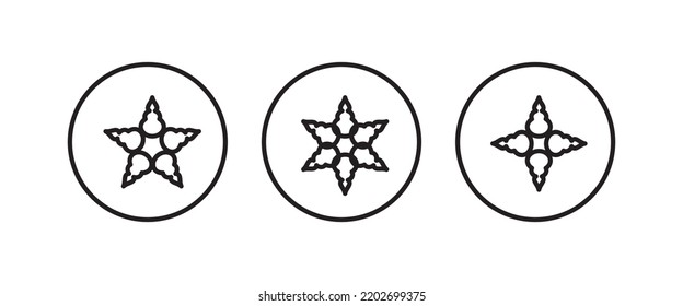 Snowflake icon. Snow winter holiday icons,editable stroke, flat design style isolated on white linear pictogram, button, vector, sign, symbol, logo, illustration
