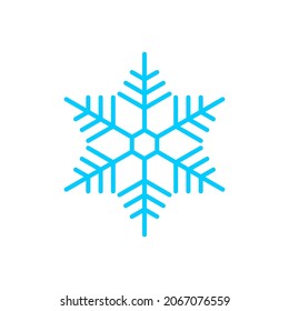 Icono de copo de nieve: Adecuado para el tema del clima, tema de temporada, tema del invierno, infografías y otros activos relacionados con el gráfico.
