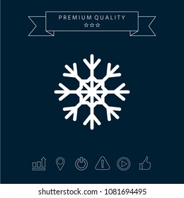 Snowflake icon symbol