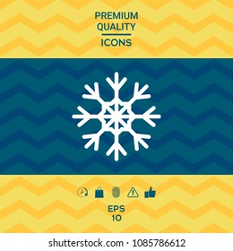 Snowflake icon symbol