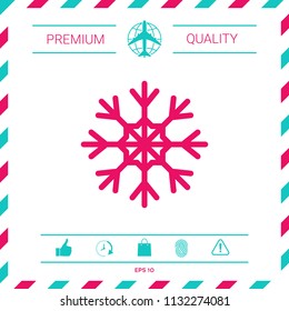 Snowflake icon symbol