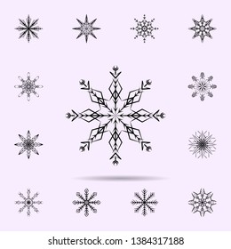 Snowflake icon. Universal set of Snowflake for website design and development, app development