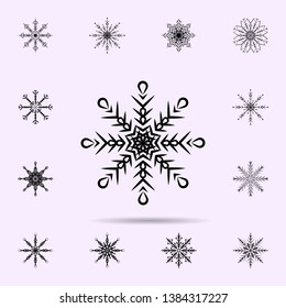 Snowflake icon. Universal set of Snowflake for website design and development, app development