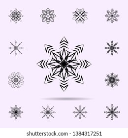 Snowflake icon. Universal set of Snowflake for website design and development, app development