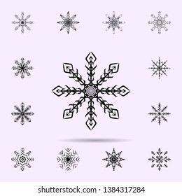 Snowflake icon. Universal set of Snowflake for website design and development, app development