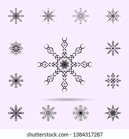Snowflake icon. Universal set of Snowflake for website design and development, app development