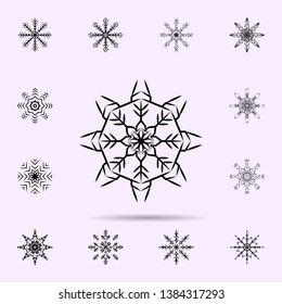 Snowflake icon. Universal set of Snowflake for website design and development, app development