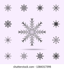 Snowflake icon. Universal set of Snowflake for website design and development, app development