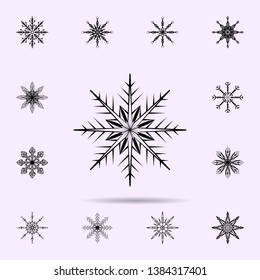 Snowflake icon. Universal set of Snowflake for website design and development, app development