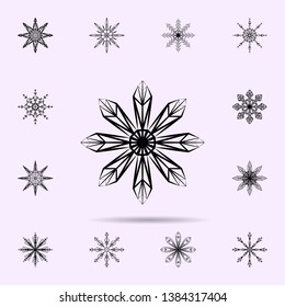 Snowflake icon. Universal set of Snowflake for website design and development, app development
