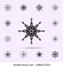 Snowflake icon. Universal set of Snowflake for website design and development, app development