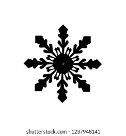 snowflake icon vector.