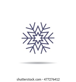 Snowflake Icon Vector