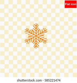 Snowflake  icon Vector design.