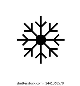 Snowflake Icon Vector Design Symbol Illustration