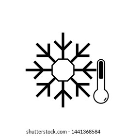 Snowflake Icon Vector Design Symbol Illustration