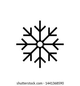 Snowflake Icon Vector Design Symbol Illustration