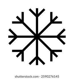 snowflake icon vector design templates
